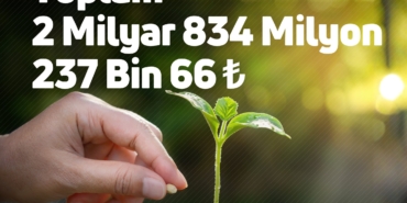Çiftçilere 2 Milyar 834 Milyon Lira Destekleme Ödemesi