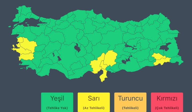 İçişleri Bakanlığı’ndan Uyarı: Kuvvetli Sağanak ve Sel Riskine Dikkat