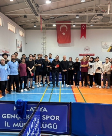 KYK Öğrencileri Masa Tenisinde Kıyasıya Rekabet Etti