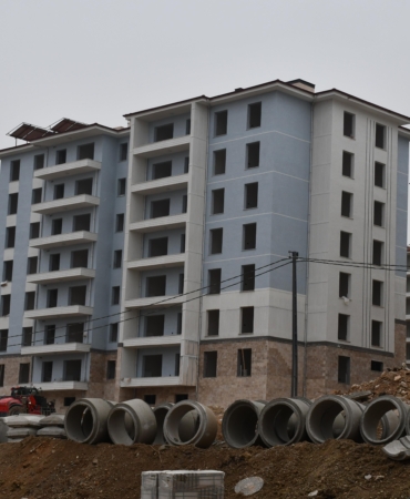 Taştepe 3. Etap TOKİ Konutları Hızla Yükseliyor