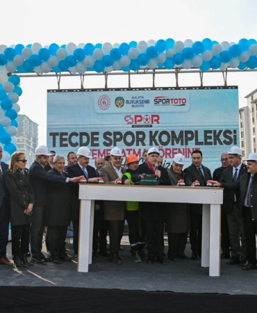 Tecde Spor Kompleksi’nin Temel Atma Töreni Yapıldı