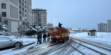 Başkan Taşkın, Karla Mücadele Çalışmalarını Sahada İnceledi