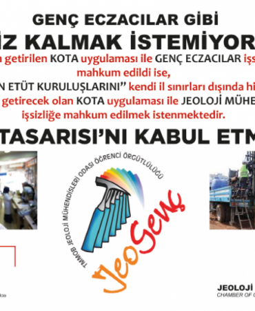 Jeoloji Mühendisleri Odası’ndan “Kota” Tepkisi: Genç Mühendisler İşsizliğe Sürükleniyor