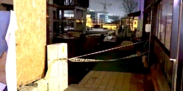 Kanalboyunda İstinat Duvarı Çöktü, Bölge Güvenlik Altına Alındı
