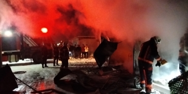Konteyner Yangınında Maddi Hasar Oluştu