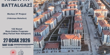 Malatya’da Merkez 32 Ve Merkez 27 Projelerinde Kura Heyecanı
