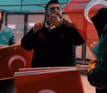 Malatya’da Türk Bayrağına Sahip Çıkma Mesajı