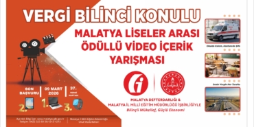 Vergi Bilinci Liselilerle Güçleniyor: Malatya’da Video Yarışması Başlatıldı
