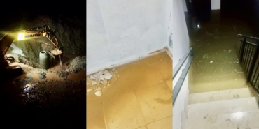 Doğanşehir TOKİ’de Su Baskınına Hat Çözümü
