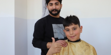 Battalgazi’de Çocuklar Bayrama Tıraş Olarak Hazırlandı