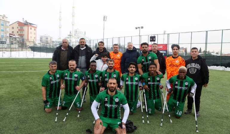 Malatya Büyükşehir Belediyesi Ampute Futbol Takımı Türkiye Kupası’nda Çeyrek Finalde