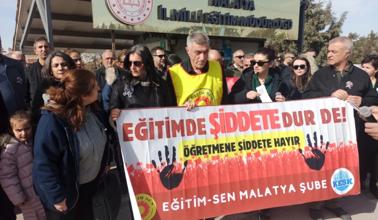 Malatya’da Eğitimcilerden Güvenlik Tepkisi: “Bu Saldırı Münferit Değil”