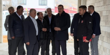 Bülent Tüfenkci Erkenek’te Konut Çalışmalarını İnceledi