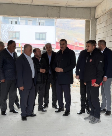 Bülent Tüfenkci Erkenek’te Konut Çalışmalarını İnceledi