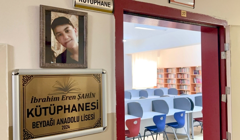Depremde Ölen İbrahim Eren Şahin’in Adı Kütüphanede Yaşatılacak