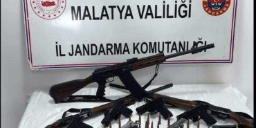 Doğanşehir’de Kaçak Silah Operasyonu: Cephanelik Ele Geçirildi