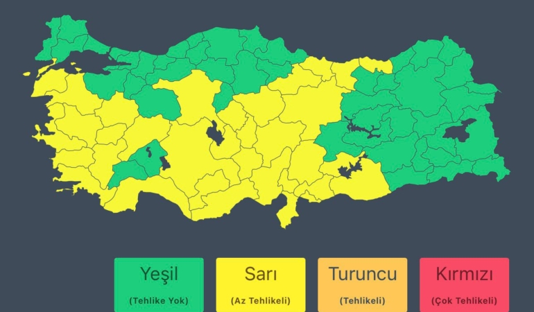 İçişleri Bakanlığı’ndan Kuvvetli Yağış Uyarısı: Komşu İller İçin Dikkat Çağrısı
