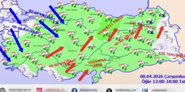 Malatya’da Zirai Don Ve Yağış Uyarısı