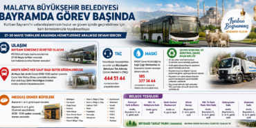 Malatya Büyükşehir Belediyesi Bayramda Teyakkuzda: Ulaşım Ücretsiz Olacak