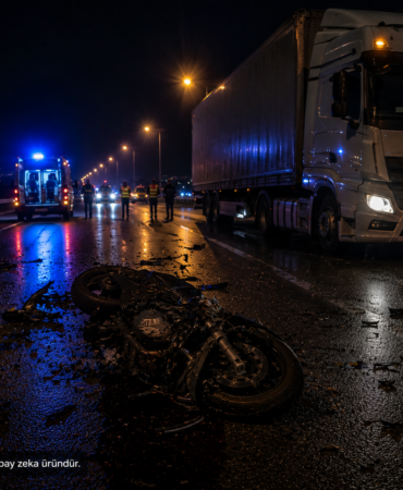 Tırla Çarpışan Motosikletin Sürücüsü Hayatını Kaybetti