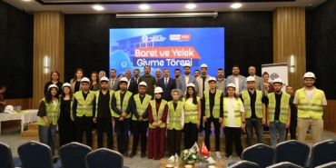 DAİMFED Malatya’dan Mühendis Adaylarına Baret ve Yelek Desteği
