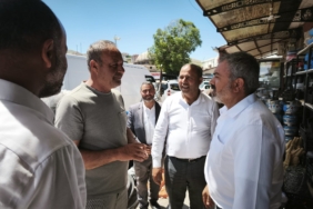 HÜDA PAR Heyeti Akçadağ’da Esnafın Nabzını Tuttu