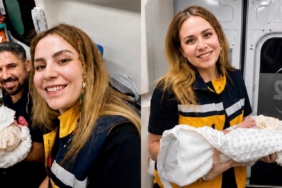 Kubbe Dağı’nda Ambulans İçinde Doğum Sevinci