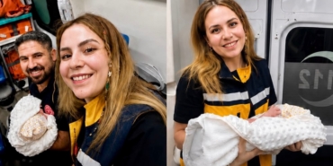 Kubbe Dağı’nda Ambulans İçinde Doğum Sevinci