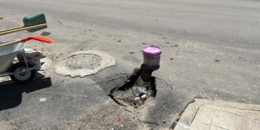 Yüklenici Firma Tarafından Yapılan Yolda Çökme: Tevfik Temelli Caddesi’nde Tepkiler Yükseliyor