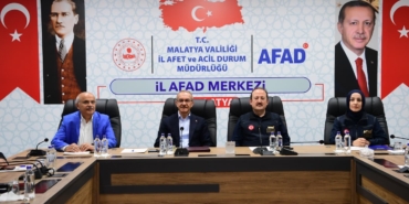 AFAD Koordinasyon Toplantısında Malatya’nın Yeniden İnşa Süreci Değerlendirildi