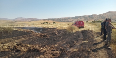 Arguvan’da Geniş Alanda Ekin Yangını