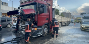 Çevreyolu’nda Seyir Halindeki Tırda Yangın