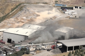 Malatya Katı Atık Bertaraf Tesisi'nde Korkutan Yangın