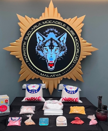 Malatya Polisinden 307 Kiloluk Uyuşturucu Üretimini Engelleyen Operasyon