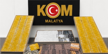 Malatya’da Kaçak Sigara Operasyonu: 7 Bin 330 Paket Ele Geçirildi
