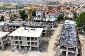 Hekimhan’da Yeni Çarşı Projesinde İnşaatlar Yükselmeye Başladı