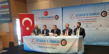 Öz Sağlık-İş Malatya Şubesi’nde Türkoğlu Güven Tazeledi