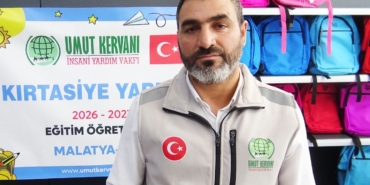 Umut Kervanı’ndan 100 Öğrenciye Kırtasiye Desteği