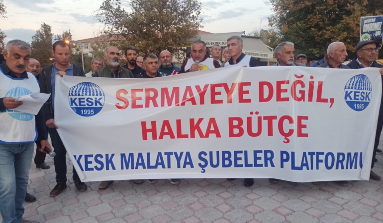 BES Malatya Şubesinden 2027 Yılı Bütçesine Eleştiri