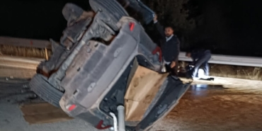 Hekimhan-Malatya Yolunda Cip Beton Mikserine Çarptı: 3 Yaralı