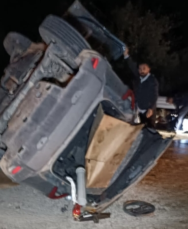 Hekimhan-Malatya Yolunda Cip Beton Mikserine Çarptı: 3 Yaralı