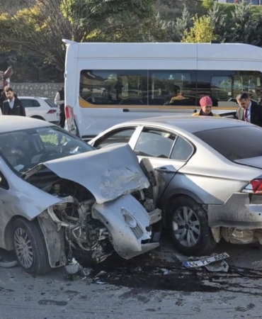 Malatya’da 6 Araç Birbirine Girdi: 3 Yaralı