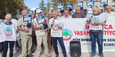 Malatya'da Emeklilerden Seyyanen Zam Çağrısı