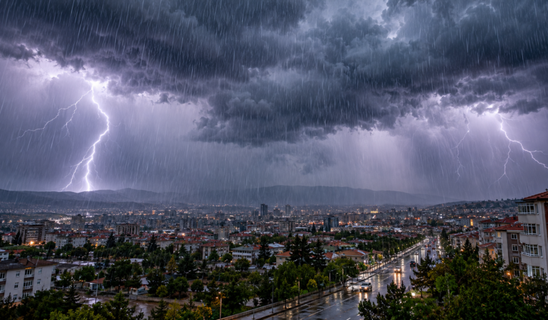 Meteoroloji’den Malatya’ya Çok Kuvvetli Yağış Uyarısı!