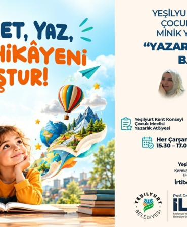 Yeşilyurt’ta Minik Yazarlar İçin 8 Haftalık Eğitim Başlıyor